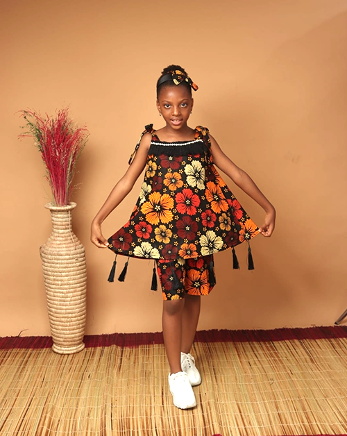 Ijo Set with matching Headband