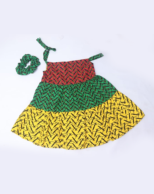 Ose Dress with matching Scrunchie