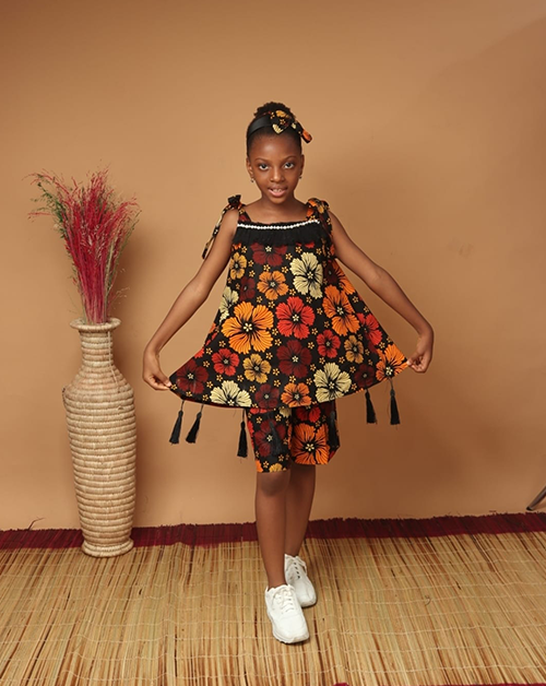 Ijo Set with matching Headband